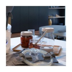 Set de 3 bocaux sous vide - LIVOO - MEN401 - 400 ml, 800 ml, et 1,2 L
