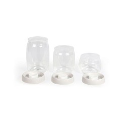 Set de 3 bocaux sous vide - LIVOO - MEN401 - 400 ml, 800 ml, et 1,2 L