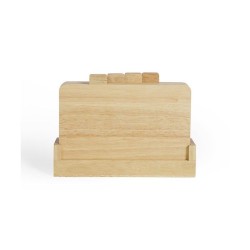 Set de 4 planches a découper - LIVOO - MES142 - Bois d'hévéa - Avec