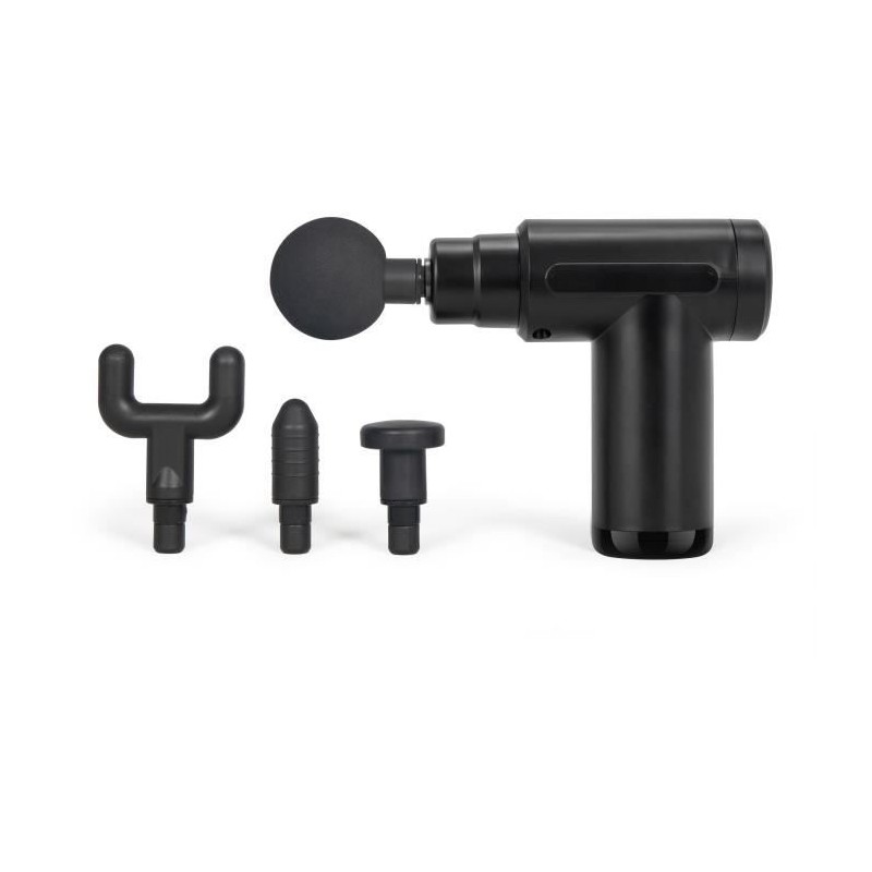 Pistolet de massage sans fil - LIVOO - DOS200 - 40 min - 4 tetes - 6 v