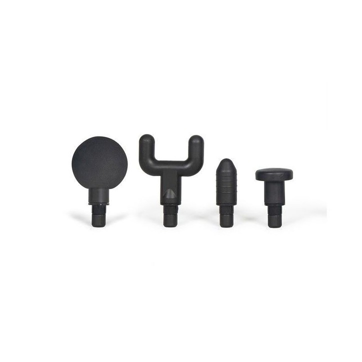 Pistolet de massage sans fil - LIVOO - DOS200 - 40 min - 4 tetes - 6 vitesses - Pochette de transport - Noir