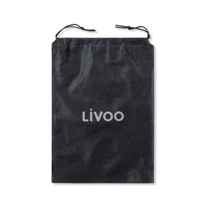 Pistolet de massage sans fil - LIVOO - DOS200 - 40 min - 4 tetes - 6 vitesses - Pochette de transport - Noir