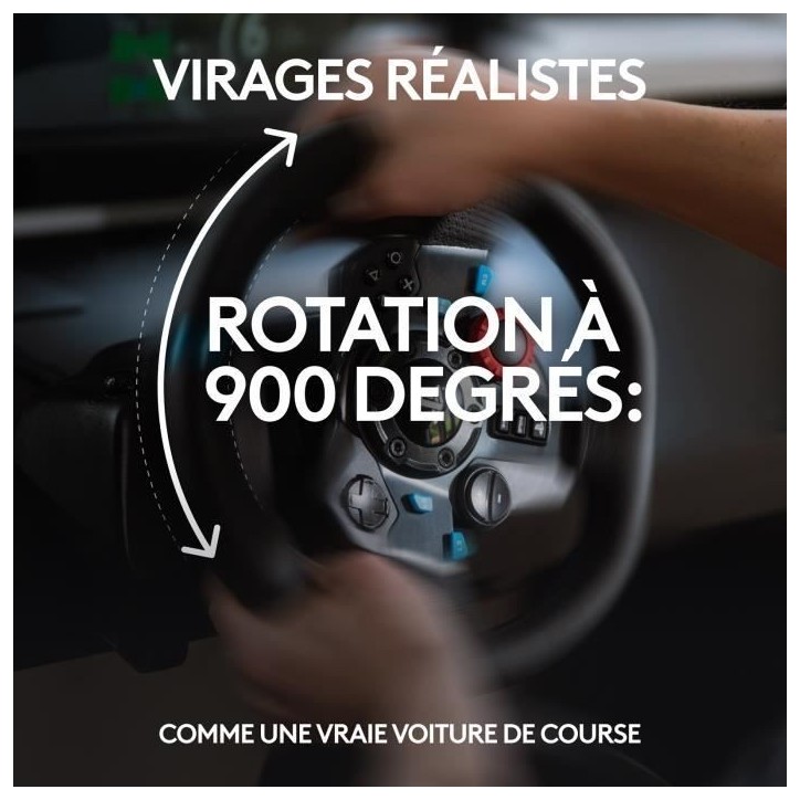 Volant de course et pédales G29 - Logitech G - Compatible PS5, PS4 et PC