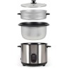 Cuiseur a riz et vapeur acier inoxydable - LIVOO - DOC293 - 1000W - 2,