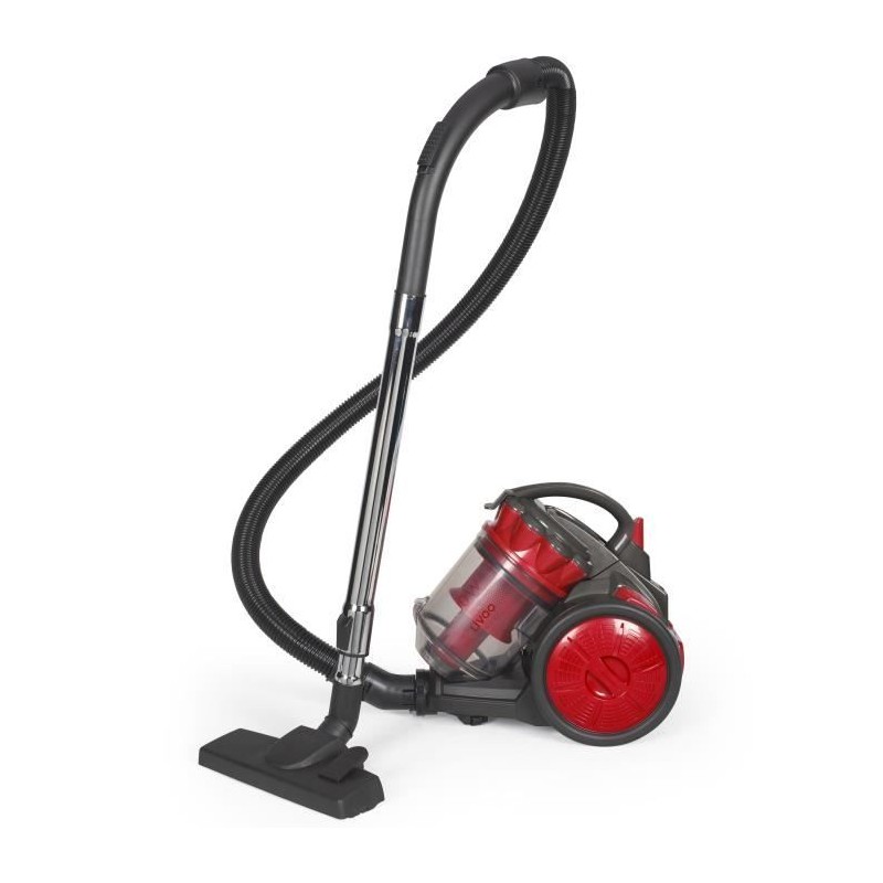 Aspirateur Multi-cyclonique sans sac - LIVOO - DOH136R - 700 W - 16 kP Aspirateur Multi-cyclonique sans sac - LIVOO - DOH136R - 700 W - 16 kP