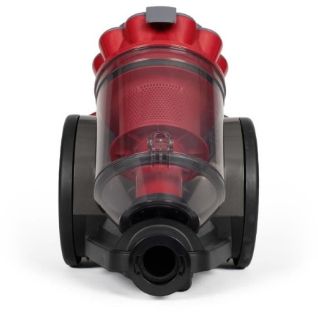 Aspirateur Multi-cyclonique sans sac - LIVOO - DOH136R - 700 W - 16 kPa - 78 dB - 3 L - Filtre lavable - Rouge / Gris