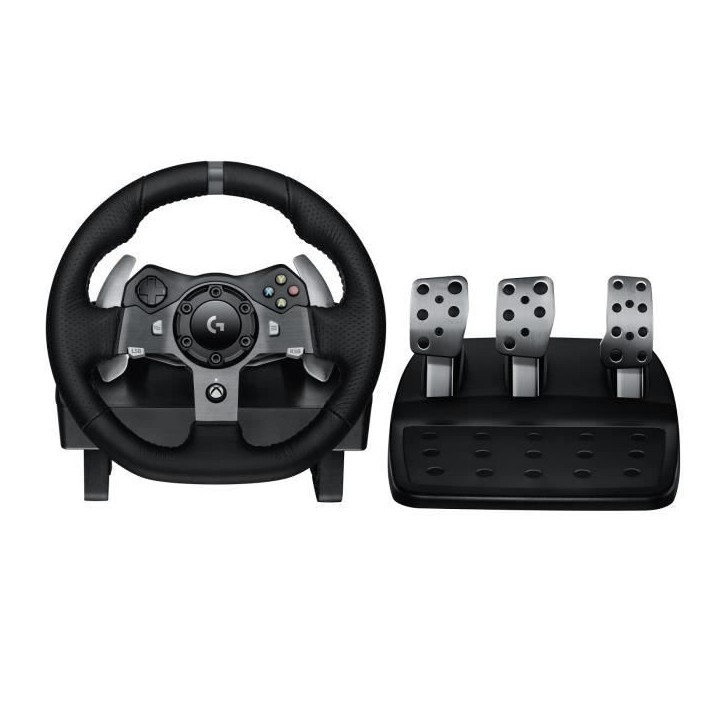 Volant de course et pédales G920 - Logitech G - Compatible Xbox serie X/S, One et PC