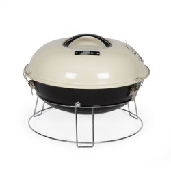 Barbecue a charbon portable - LIVOO - DOC301 - ø34 cm - Grille chrom