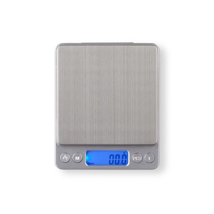 Balance de précision électronique - LIVOO - DOM474 - Plateau acier inoxydable - Max. 500g - 6 unités de mesure - Ecran LCD Balance de précision électronique - LIVOO - DOM474 - Plateau acier inoxydable - Max. 500g - 6 unités de mesure - Ecran LCD