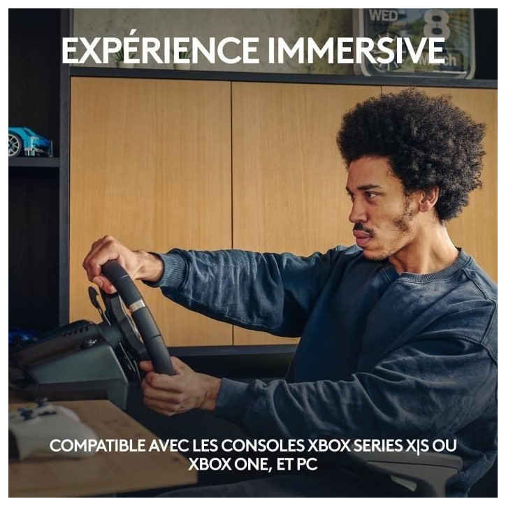 Volant de course et pédales G920 - Logitech G - Compatible Xbox serie X/S, One et PC