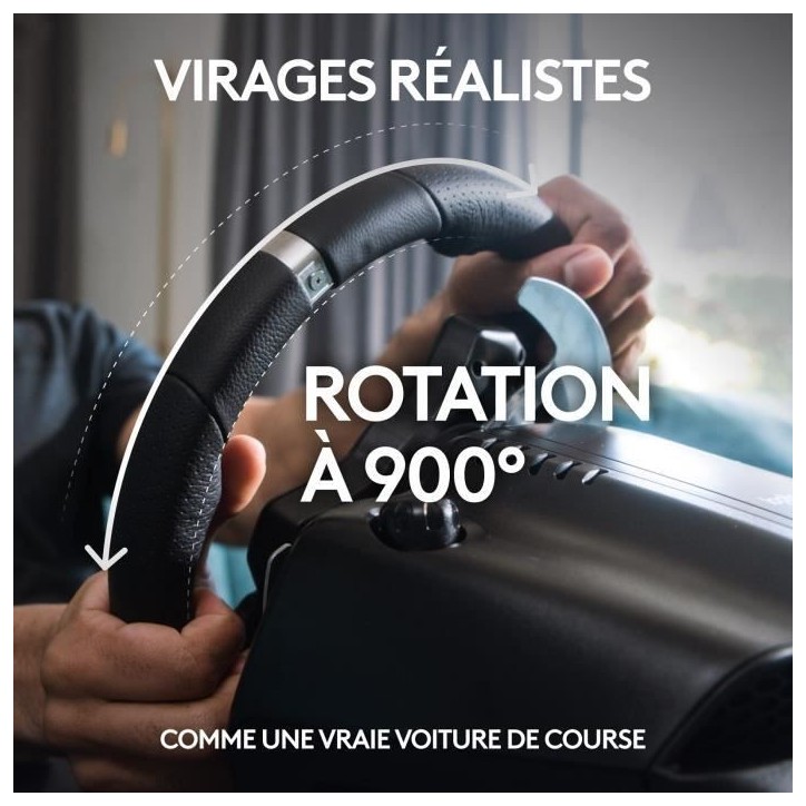 Volant de course et pédales G920 - Logitech G - Compatible Xbox serie X/S, One et PC