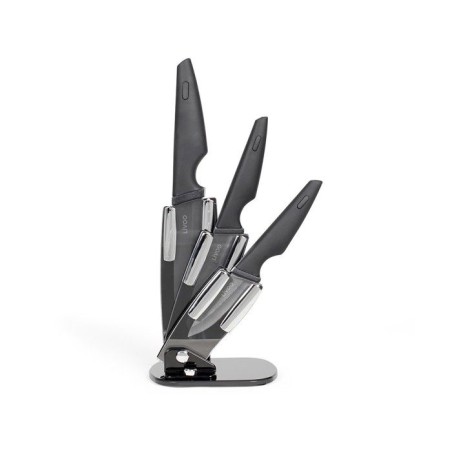 Bloc 3 couteaux avec support - LIVOO - MEC135N - 7,5 /10 / 12,5 cm - L