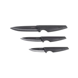 Bloc 3 couteaux avec support - LIVOO - MEC135N - 7,5 /10 / 12,5 cm - L
