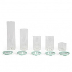 Set de 5 bocaux de conservation - LIVOO - MEN399 - 450 ml - Verre boro