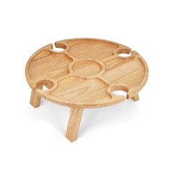 Plateau apéritif - LIVOO - MES150 - Bois d'hévéa - Plateau séparat