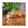 Plateau apéritif - LIVOO - MES150 - Bois d'hévéa - Plateau séparat