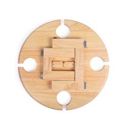 Plateau apéritif - LIVOO - MES150 - Bois d'hévéa - Plateau séparat