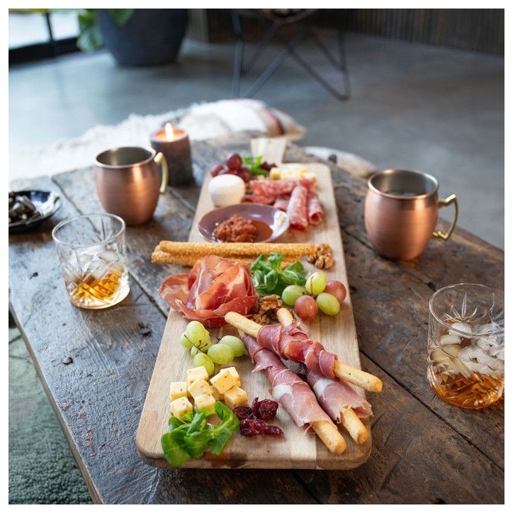 Maxi planche apéritive - LIVOO - MES151 - Bois acacia FSC - 75 x 19,5 cm - Pieds en bois Maxi planche apéritive - LIVOO - MES151 - Bois acacia FSC - 75 x 19,5 cm - Pieds en bois