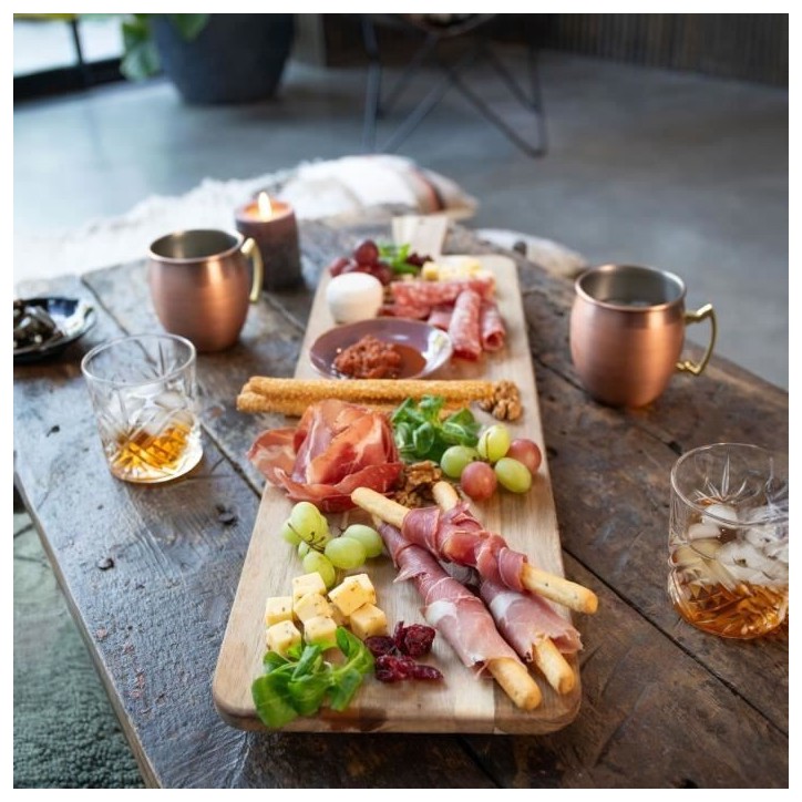 Maxi planche apéritive - LIVOO - MES151 - Bois acacia FSC - 75 x 19,5 cm - Pieds en bois Maxi planche apéritive - LIVOO - MES151 - Bois acacia FSC - 75 x 19,5 cm - Pieds en bois