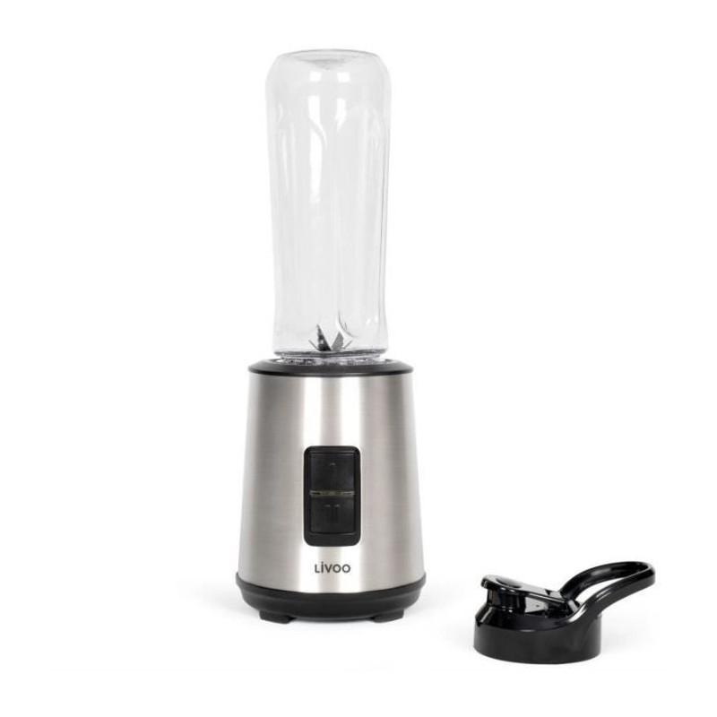 Mini blender - LIVOO - DOP240 - 300 W - Bouteille 600 ml - 2 vitesses Mini blender - LIVOO - DOP240 - 300 W - Bouteille 600 ml - 2 vitesses