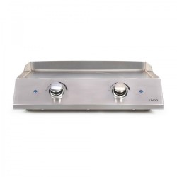 Plancha électrique inox 2 thermostats - LIVOO - DOC302 - 2800W - Plaq