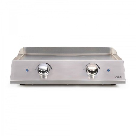 Plancha électrique inox 2 thermostats - LIVOO - DOC302 - 2800W - Plaq