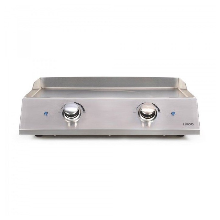 Plancha électrique inox 2 thermostats - LIVOO - DOC302 - 2800W - Plaque amovible en acier inoxydable - 2 thermostats ajustables Plancha électrique inox 2 thermostats - LIVOO - DOC302 - 2800W - Plaque amovible en acier inoxydable - 2 thermostats ajustables