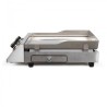 Plancha électrique inox 2 thermostats - LIVOO - DOC302 - 2800W - Plaq