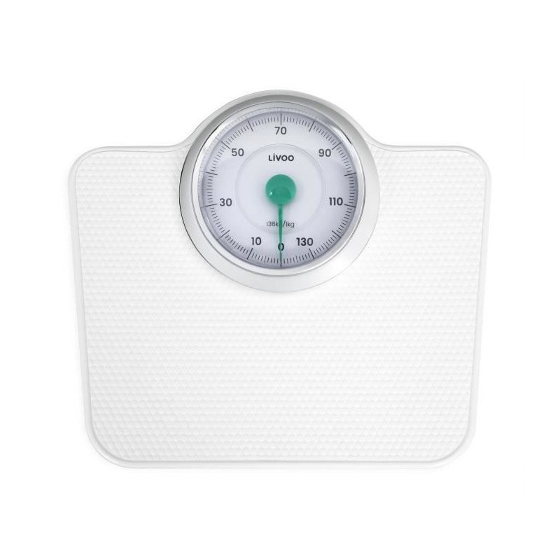 Pese-personne mécanique rétro - LIVOO - DOM490 - Sans pile - Max 136