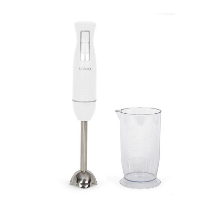 Mixeur plongeant avec bol - LIVOO - DOP245W - 400 W - 2 vitesses - Bla Mixeur plongeant avec bol - LIVOO - DOP245W - 400 W - 2 vitesses - Bla