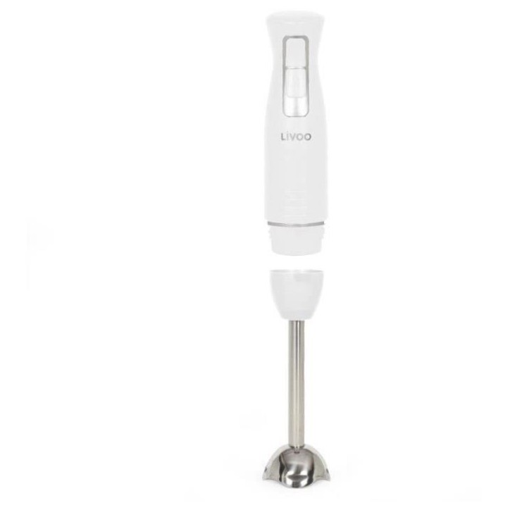 Mixeur plongeant avec bol - LIVOO - DOP245W - 400 W - 2 vitesses - Blanc Mixeur plongeant avec bol - LIVOO - DOP245W - 400 W - 2 vitesses - Blanc