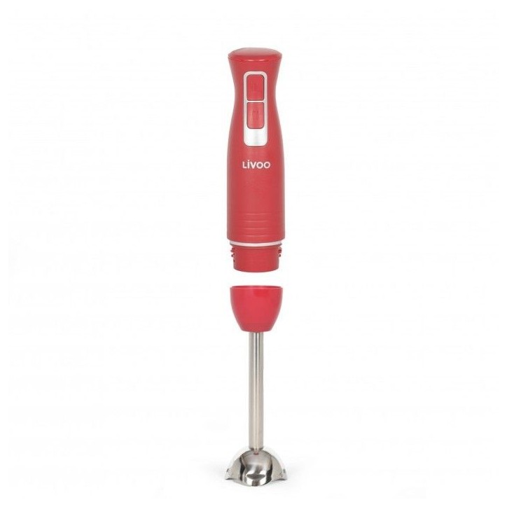 Mixeur plongeant - LIVOO - DOP245R - 400W - 2 vitesses - Bol gradué 700 ml - 2 lames en acier inoxydable Mixeur plongeant - LIVOO - DOP245R - 400W - 2 vitesses - Bol gradué 700 ml - 2 lames en acier inoxydable