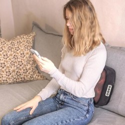 Masseur shiatsu 2 en 1 - LIVOO - DOS204 - Pieds et dos - 24 tetes - 3