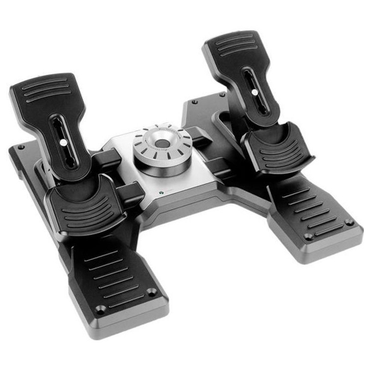 Pédalier - Filaire - Saitek by Logitech G - Pro Flight Rudder Pedals - Compatible PC - Noir Pédalier - Filaire - Saitek by Logitech G - Pro Flight Rudder Pedals - Compatible PC - Noir