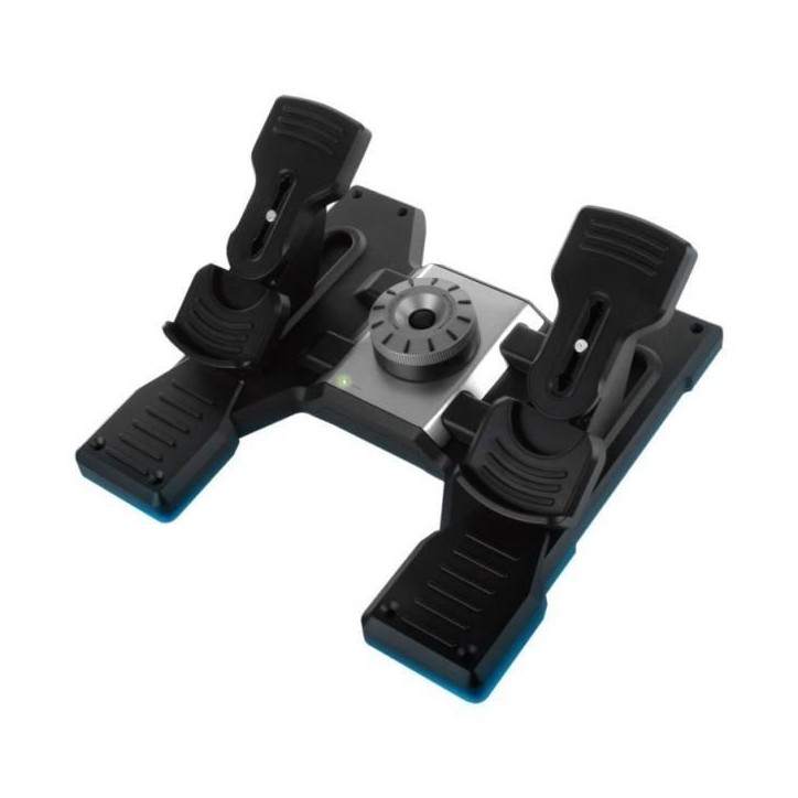 Pédalier - Filaire - Saitek by Logitech G - Pro Flight Rudder Pedals - Compatible PC - Noir Pédalier - Filaire - Saitek by Logitech G - Pro Flight Rudder Pedals - Compatible PC - Noir