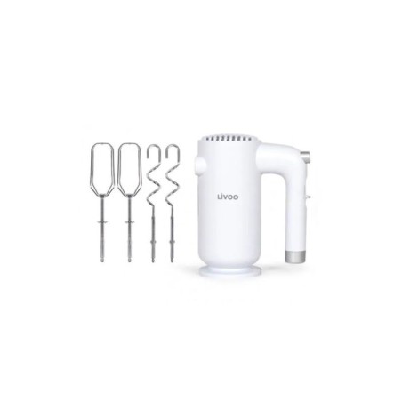Batteur électrique - LIVOO - 250 W - 5 vitesses - Fonction turbo - Blanc