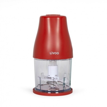 Hachoir - LIVOO - DOP244R - 400W - 1 vitesse et turbo - Bol gradué 30