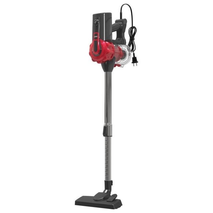 Aspirateur Balai Filaire - LIVOO DOH142 - 600 W - 12 kPa - 82 dB - Cyclonique - 0,55 L - Rouge Aspirateur Balai Filaire - LIVOO DOH142 - 600 W - 12 kPa - 82 dB - Cyclonique - 0,55 L - Rouge