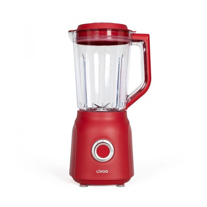 Blender - LIVOO - DOP242R - Rouge chili et tranparent Blender - LIVOO - DOP242R - Rouge chili et tranparent