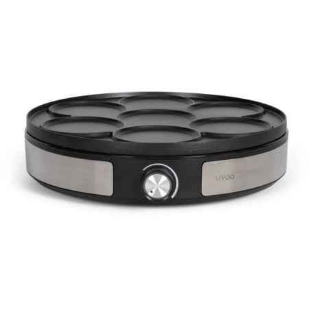 Crepiere réversible - LIVOO - DOP247 - 1500W - Plaque réversible : 1