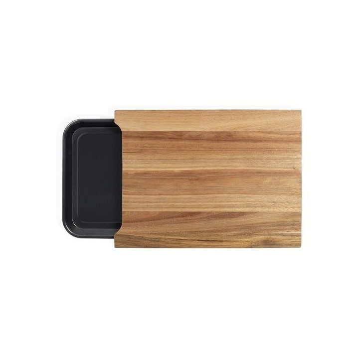 Planche a découper - LIVOO - MES155 - Bois acacia FSC - 36,5 x 27,5 cm - Bac récupérateur amovible Planche a découper - LIVOO - MES155 - Bois acacia FSC - 36,5 x 27,5 cm - Bac récupérateur amovible