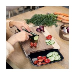 Planche a découper - LIVOO - MES155 - Bois acacia FSC - 36,5 x 27,5 c