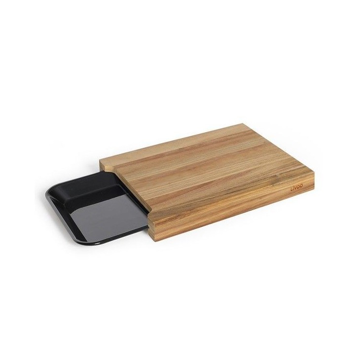 Planche a découper - LIVOO - MES155 - Bois acacia FSC - 36,5 x 27,5 cm - Bac récupérateur amovible Planche a découper - LIVOO - MES155 - Bois acacia FSC - 36,5 x 27,5 cm - Bac récupérateur amovible
