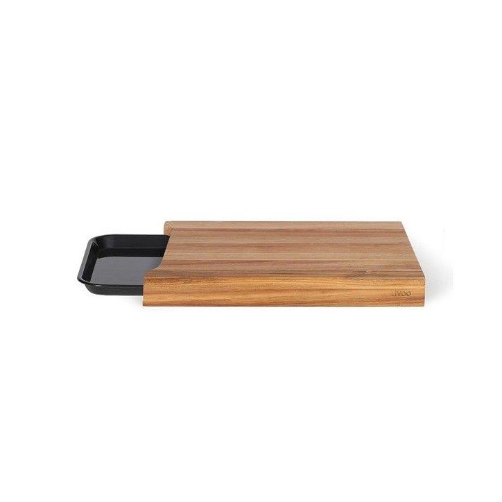 Planche a découper - LIVOO - MES155 - Bois acacia FSC - 36,5 x 27,5 cm - Bac récupérateur amovible Planche a découper - LIVOO - MES155 - Bois acacia FSC - 36,5 x 27,5 cm - Bac récupérateur amovible