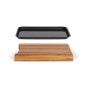 Planche a découper - LIVOO - MES155 - Bois acacia FSC - 36,5 x 27,5 cm - Bac récupérateur amovible
