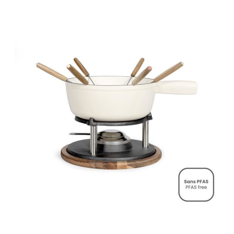 Service a fondue tradition - LIVOO - MEN426C - 2,6L - 6 personnes - Fo