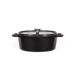 Cocotte ovale - LIVOO - MEP129N - 4,5 L - Fonte émaillée - Couvercle