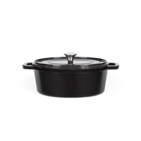 Cocotte ovale - LIVOO - MEP129N - 4,5 L - Fonte émaillée - Couvercle