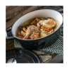 Cocotte ovale - LIVOO - MEP129N - 4,5 L - Fonte émaillée - Couvercle