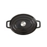 Cocotte ovale - LIVOO - MEP129N - 4,5 L - Fonte émaillée - Couvercle